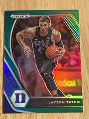 Jayson Tatum [Choice Blue Yellow Green Prizm] #61 Basketball Cards 2021 Panini Prizm Draft Picks Prices