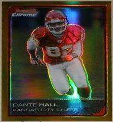 Dante Hall [Gold Refractor] #121 Football Cards 2006 Bowman Chrome Prices