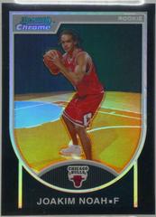 Joakim Noah [Black Refractor] #116 Basketball Cards 2007 Bowman Chrome Prices
