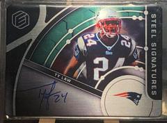 Ty Law [Cobalt] #SS-TLA Football Cards 2021 Panini Elements Steel Signatures Prices