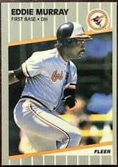 Eddie Murray #611 Baseball Cards 1989 Fleer Glossy Prices