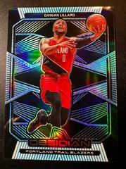 Damian Lillard [Blue] Basketball Cards 2019 Panini Obsidian Prices