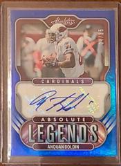 Anquan Boldin [Blue] #AL-AB Football Cards 2022 Panini Absolute Legends Signatures Prices