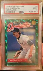 Don Mattingly Baseball Cards 1993 Panini Donruss Elite Dominator Prices