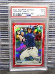 Wander Franco [Red] #BCP-1 Baseball Cards 2020 Bowman Chrome Prospect Sapphire Prices