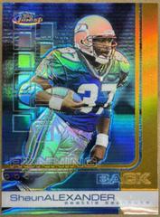 Shaun Alexander [Gold Refractor] #37 Football Cards 2002 Topps Finest Prices