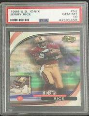 Jerry Rice #52 Football Cards 1999 UD Ionix Prices