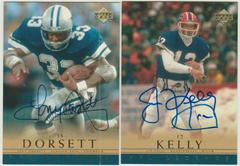 Jim Kelly [Gold] Football Cards 2000 Upper Deck Legends Autographs Prices
