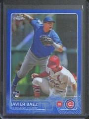 Javier Baez [Blue] #89 Baseball Cards 2015 Topps Chrome Prices