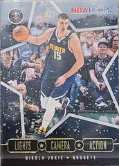 Nikola Jokic [Winter] #16 Basketball Cards 2020 Panini Hoops Lights Camera Action Prices