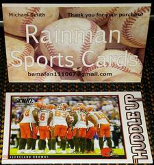 Cleveland Browns Football Cards 2020 Panini Score Huddle Up Prices