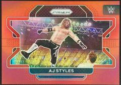 AJ Styles [Red Prizm] #7 Wrestling Cards 2022 Panini Prizm WWE Prices