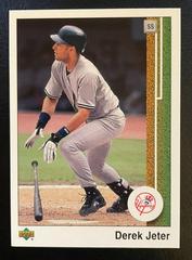 Derek Jeter [Reverse Negative] Baseball Cards 2002 UD Authentics Prices
