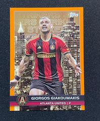 Giorgos Giakoumakis [Orange] #BCS-12 Soccer Cards 2023 Topps MLS Big City Strikers Prices