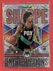 Shaedon Sharpe [Fast Break] #11 Basketball Cards 2022 Panini Mosaic Introductions Prices