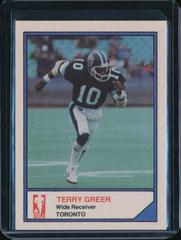 Terry Greer Football Cards 1983 Jogo CFL Limited Prices