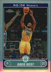 David West #95 Basketball Cards 2006 Topps Chrome Prices