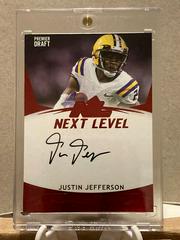 Justin Jefferson [Red] #NL-JJ2 Football Cards 2020 Sage Hit Next Level Signatures Prices