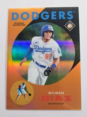 Wilman Diaz [Orange] #BA-21 Baseball Cards 2022 Bowman Chrome Ascensions Prices