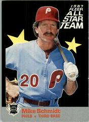 Mike Schmidt #6 Baseball Cards 1987 Fleer All Stars Prices