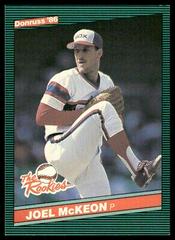 Joel Mckeon Baseball Cards 1986 Donruss Rookies Prices