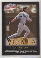 Alex rodriguez #28 Baseball Cards 1997 Fleer Million Dollar Moments Prices