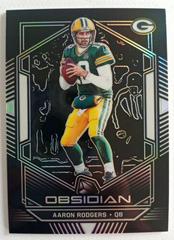 Aaron Rodgers [Electric Etch Yellow] #70 Football Cards 2019 Panini Obsidian Prices