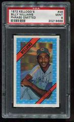 Billy Williams [Phrase Omitted] Baseball Cards 1972 Kellogg's Prices