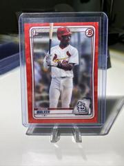 Jordan Walker [Red] #BD-57 Baseball Cards 2020 Bowman Draft Prices