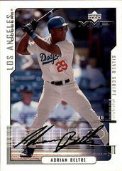 Adrian Beltre [Super Script] #68 Baseball Cards 2000 Upper Deck MVP Prices