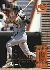 Jose Canseco #69 Baseball Cards 1999 Upper Deck Century Legends Prices