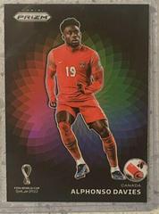 Alphonso Davies #4 Soccer Cards 2022 Panini Prizm World Cup Color Wheel Prices