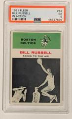 Bill Russell In Action Basketball Cards 1961 Fleer Prices