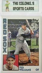 Ted Williams [Red] #84-12 Baseball Cards 2019 Topps Update 1984 Baseball Prices