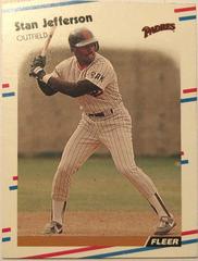 Stan Jefferson #587 Baseball Cards 1988 Fleer Prices
