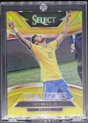 Neymar Jr. [Gold Prizm] Soccer Cards 2015 Panini Select Equalizers Prices