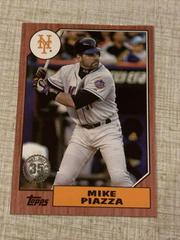 Mike Piazza [Red] #87TB-41 Baseball Cards 2022 Topps 1987 Series 2 Prices