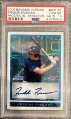 Freddie Freeman [Xfractor Autograph] Baseball Cards 2009 Bowman Chrome Prospects Prices