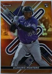 Elehuris Montero [Orange] #93 Baseball Cards 2022 Topps Finest Prices