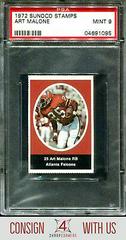 Art Malone Football Cards 1972 Sunoco Stamps Prices