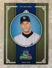 Derek Jeter [Silver] Baseball Cards 2005 Donruss Diamond Kings Prices
