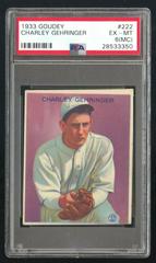 Charley Gehringer #222 Baseball Cards 1933 Goudey Prices