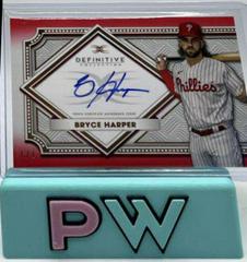 Bryce Harper #DCA-BH Baseball Cards 2022 Topps Definitive Autograph Collection Prices