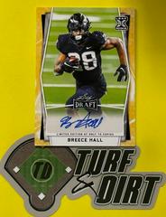 Breece Hall [Gold] Football Cards 2022 Leaf Draft Autographs Prices