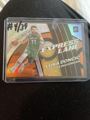 Luka Doncic [Orange] #7 Basketball Cards 2021 Panini Donruss Optic Express Lane Prices