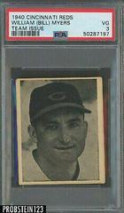William Bill Myers Baseball Cards 1940 Cincinnati Reds Team Issue Prices