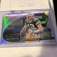 Aaron Rodgers [Signature] #BTN-ARO Football Cards 2021 Panini Playoff Behind the Numbers Prices