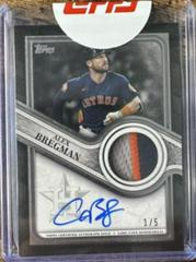 Alex Bregman [Platinum] #TRAP2-AB Baseball Cards 2023 Topps Update Reverence Autograph Patch Prices