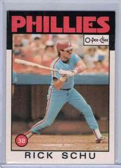 Rick Schu #16 Baseball Cards 1986 O Pee Chee Prices