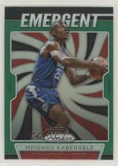 Mfiondu Kabengele [Green Prizm] #22 Basketball Cards 2019 Panini Prizm Emergent Prices